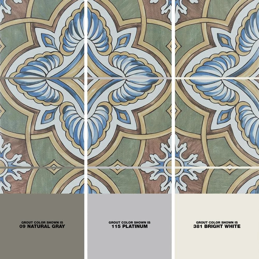 Harmonia Grove Green 13 in. x 13 in. Ceramic Floor and Wall Tile (12.19 sq. ft./Case) by Merola Tile - Image 5