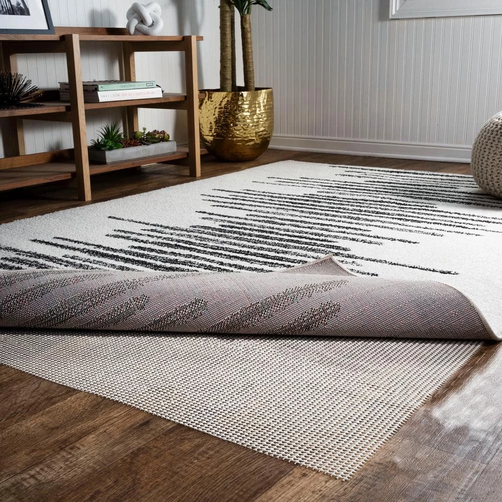 Ultra Stop Rug Pad Cream 4 ft. x 6 ft. Pad by JONATHAN Y - Image 2