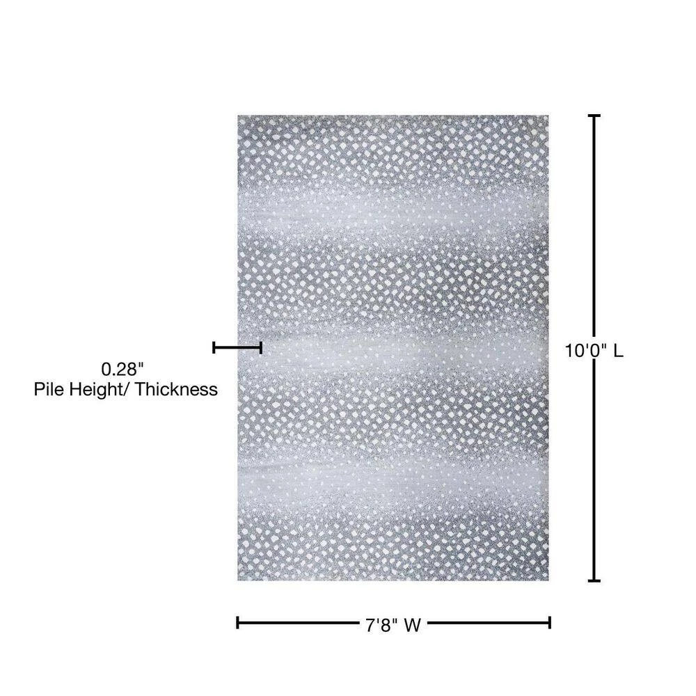 Antelope Light Gray/Cream 8 ft. x 10 ft. Modern Animal Print Area Rug by JONATHAN Y - Image 12