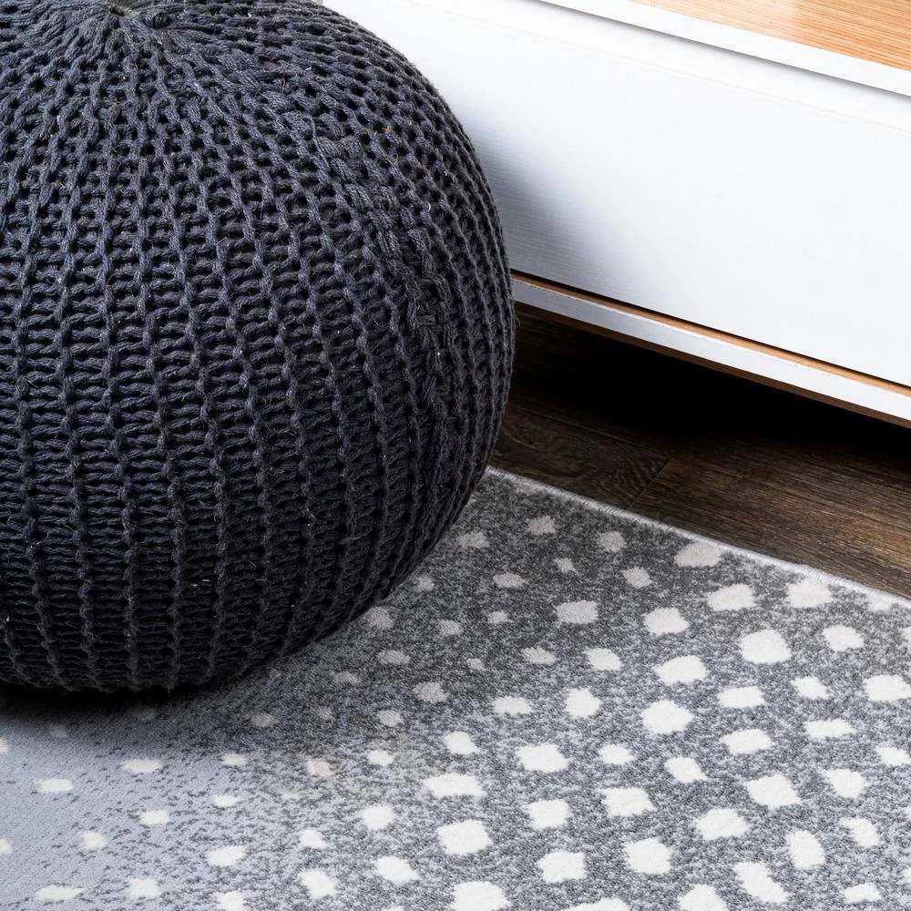 Antelope Light Gray/Cream 8 ft. x 10 ft. Modern Animal Print Area Rug by JONATHAN Y - Image 7