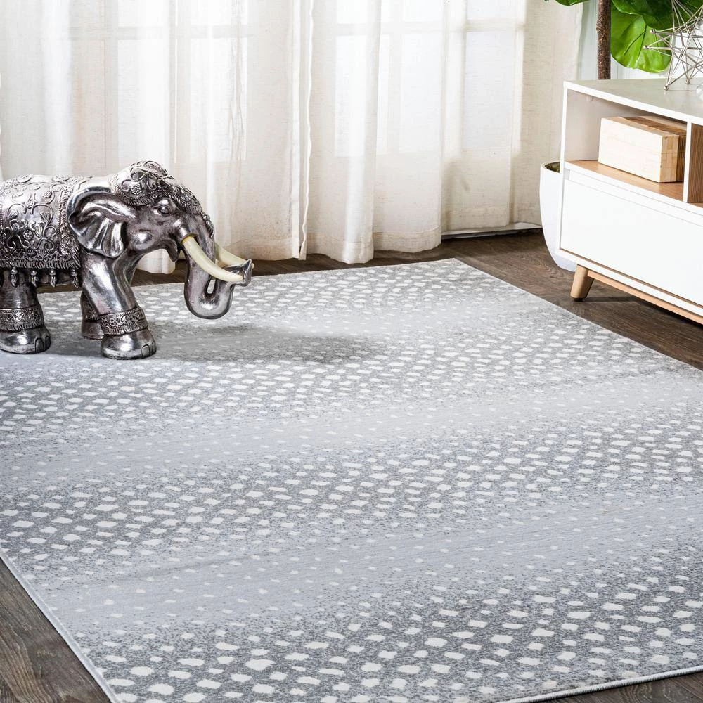 Antelope Light Gray/Cream 8 ft. x 10 ft. Modern Animal Print Area Rug by JONATHAN Y - Image 2
