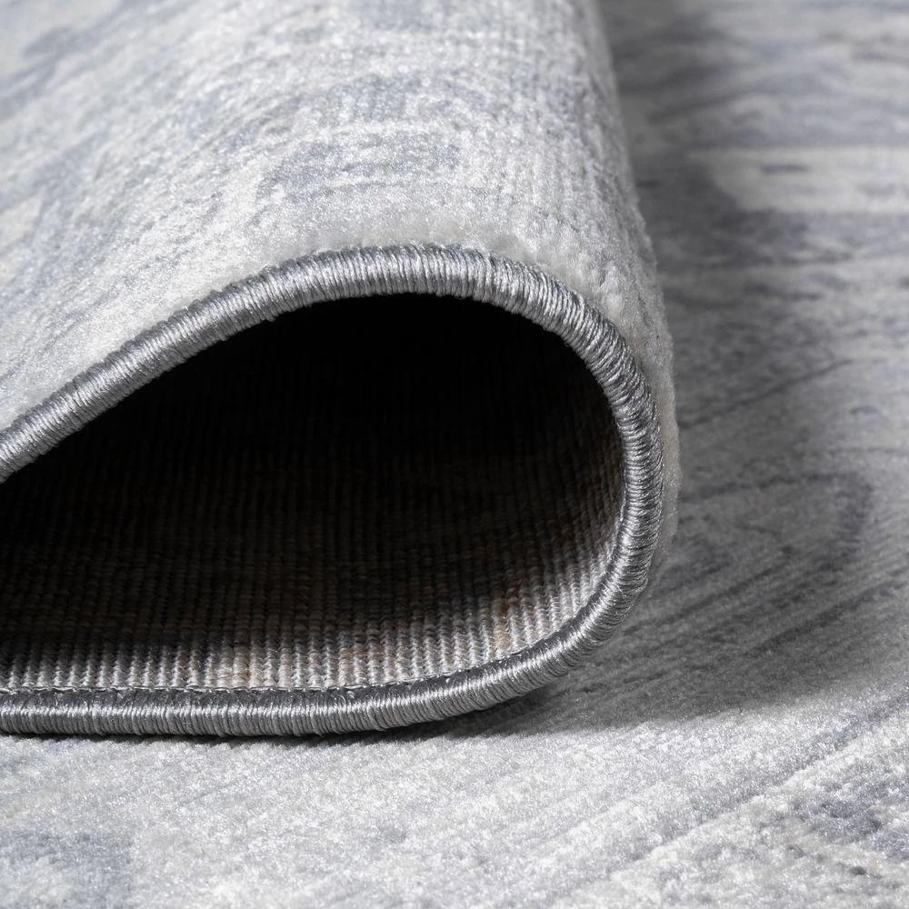 Modern Persian Vintage Light Gray 2 ft. x 8 ft. Medallion Runner Rug by JONATHAN Y - Image 6