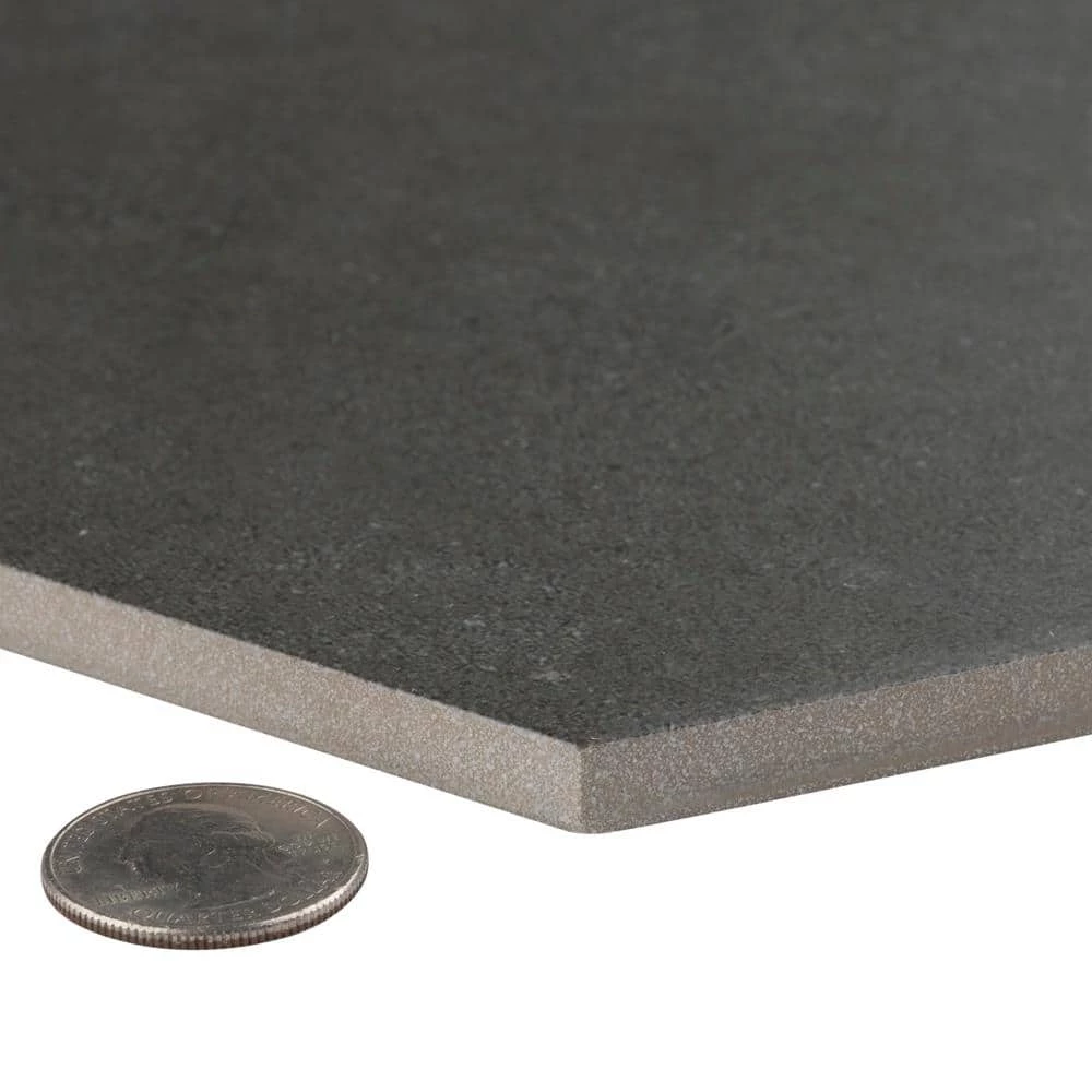 Vintage Hex Marengo 8-5/8 in. x 9-7/8 in. Porcelain Floor and Wall Tile (11.5 sq. ft./Case) by Merola Tile - Image 7