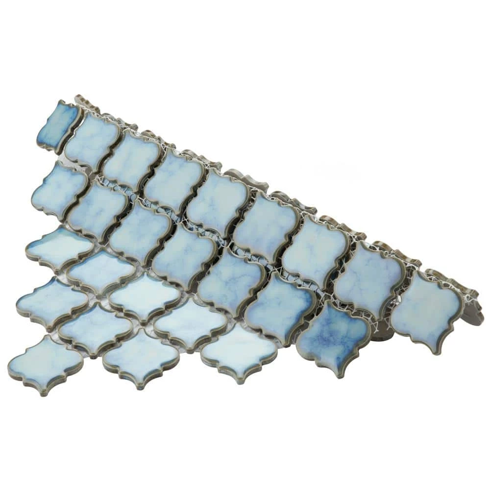 Hudson Tangier Marine 12 in. x 12 in. Porcelain Mosaic Tile (10.96 sq. ft. / Case) by Merola Tile - Image 9