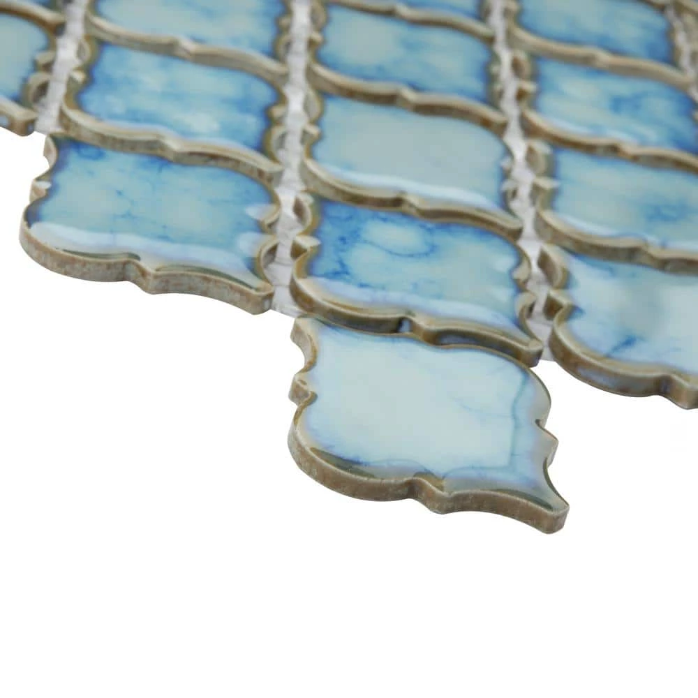 Hudson Tangier Marine 12 in. x 12 in. Porcelain Mosaic Tile (10.96 sq. ft. / Case) by Merola Tile - Image 6