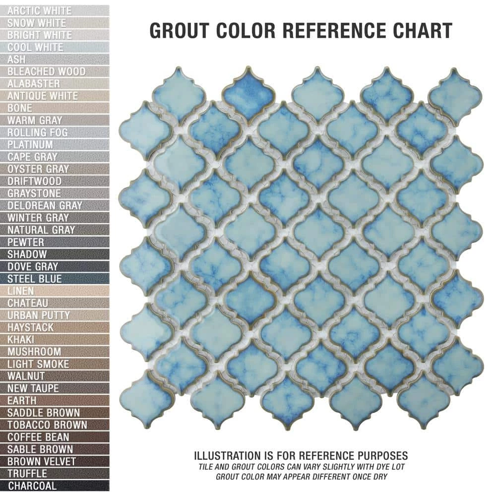 Hudson Tangier Marine 12 in. x 12 in. Porcelain Mosaic Tile (10.96 sq. ft. / Case) by Merola Tile - Image 15