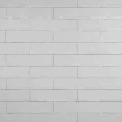 Chester Matte Bianco 3 in. x 12 in. Ceramic Wall Tile (5.72 sq. ft./Case) by Merola Tile