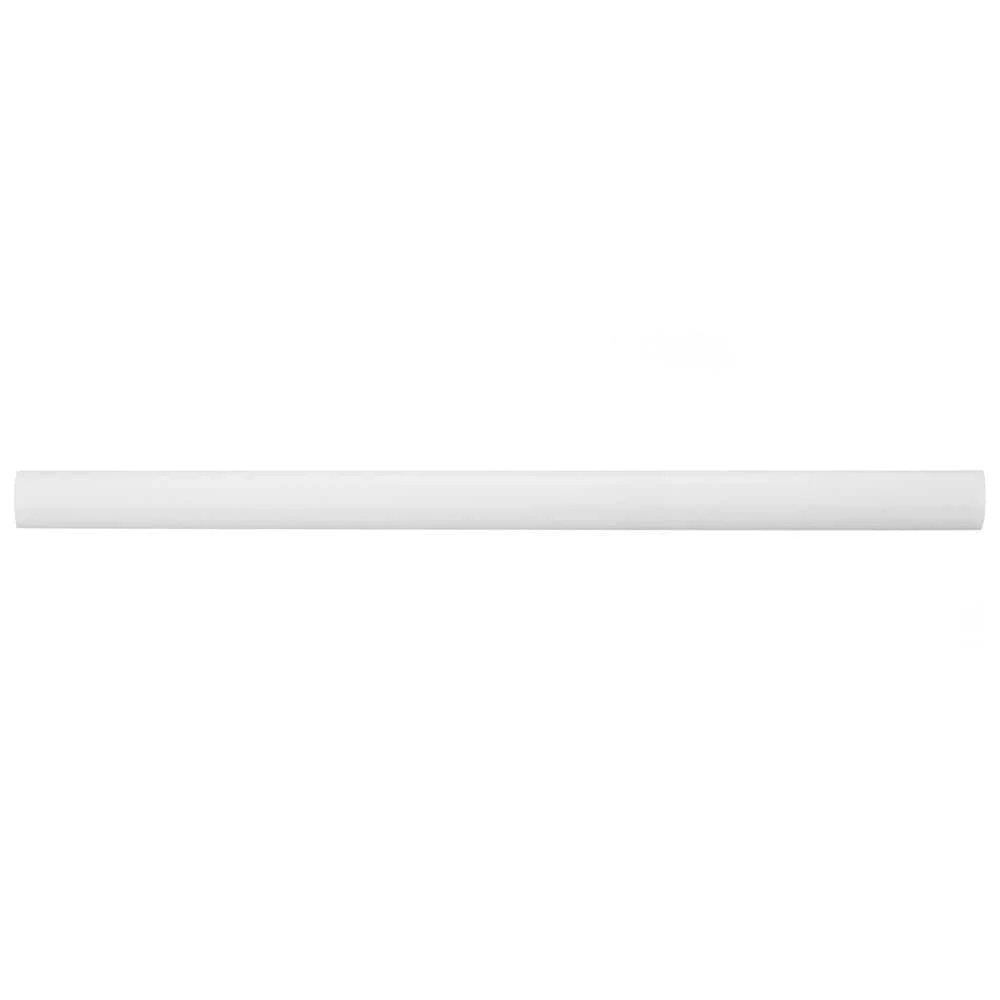 Chester Matte Bianco 1/2 in. x 12 in. Ceramic Demi-Bullnose Wall Trim Tile by Merola Tile