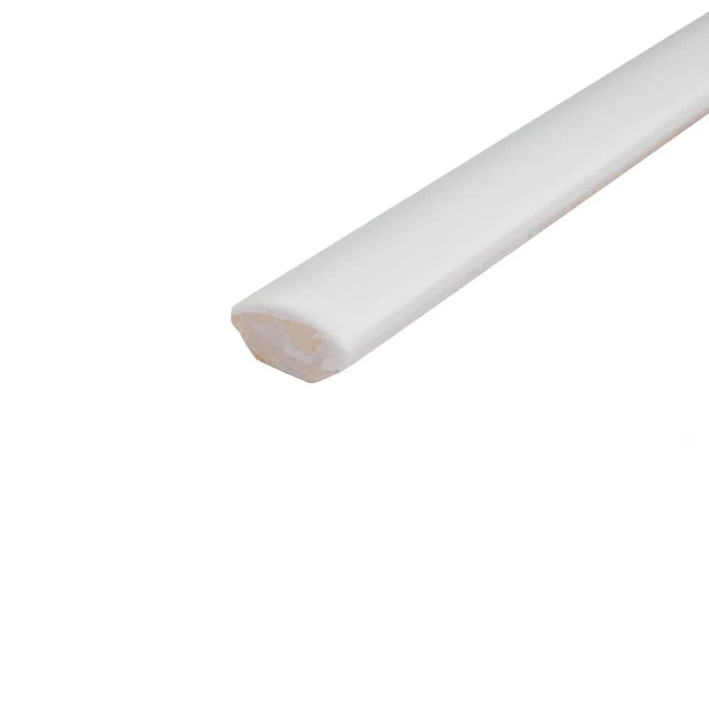 Chester Matte Bianco 1/2 in. x 12 in. Ceramic Demi-Bullnose Wall Trim Tile by Merola Tile - Image 2