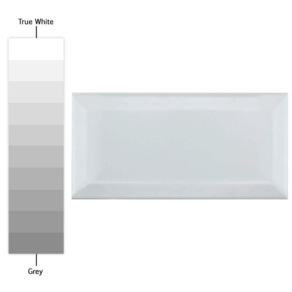 Crown Heights Beveled 3 in. x 6 in. Matte White Ceramic Wall Tile (6.03 sq. ft. /Case) by Merola Tile - Image 7