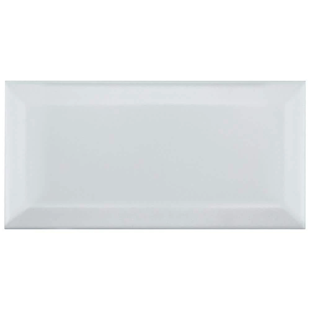 Crown Heights Beveled 3 in. x 6 in. Matte White Ceramic Wall Tile (6.03 sq. ft. /Case) by Merola Tile - Image 6