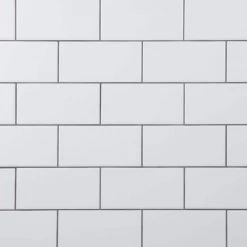 Crown Heights 3 in. x 6 in. Ceramic Matte White Wall Tile (6.03 sq. ft. /Case) by Merola Tile