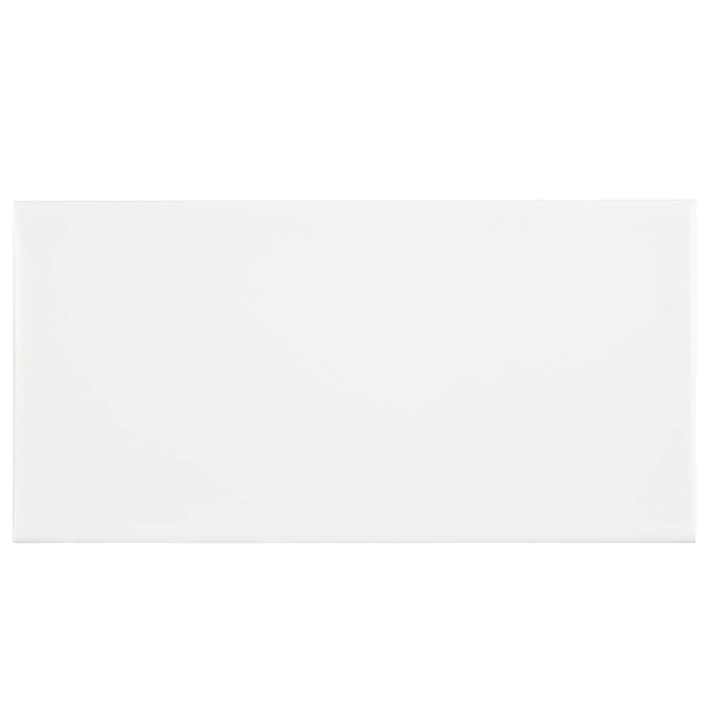Projectos White 3-7/8 in. x 7-3/4 in. Ceramic Floor and Wall Tile (11.0 sq. ft./Case) by Merola Tile - Image 10