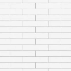 Metro Soho Subway Matte White 1-3/4 in. x 7-3/4 in. Porcelain Floor and Wall Tile (3.0 sq. ft./Case) by Merola Tile