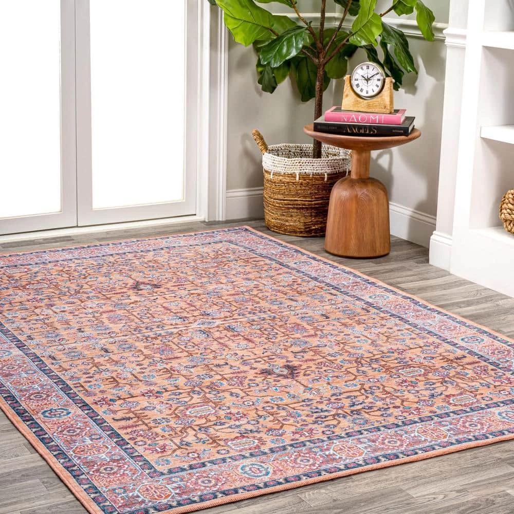Kemer All-Over Persian Machine Washable Multi 5 ft. x 8 ft. Indoor Area Rug by JONATHAN Y - Image 5
