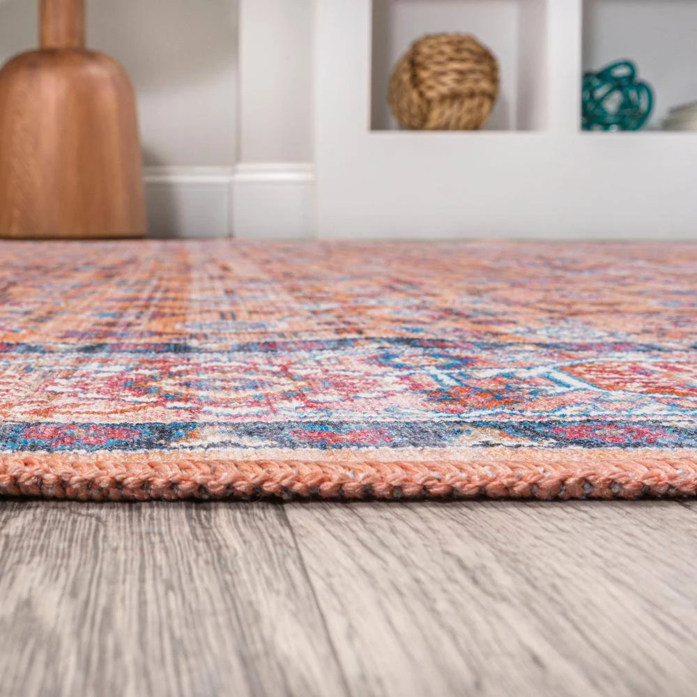 Kemer All-Over Persian Machine Washable Multi 5 ft. x 8 ft. Indoor Area Rug by JONATHAN Y - Image 10