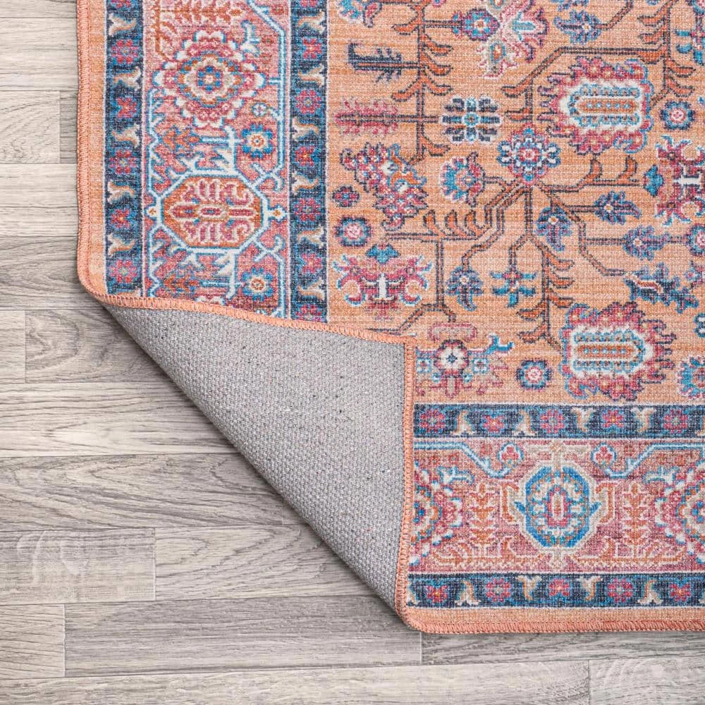 Kemer All-Over Persian Machine Washable Multi 5 ft. x 8 ft. Indoor Area Rug by JONATHAN Y - Image 4