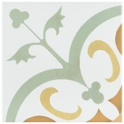 Revival Memory Encaustic 7-3/4 in. x 7-3/4 in. Ceramic Floor and Wall Tile (0.42 sq. ft./Each) by Merola Tile
