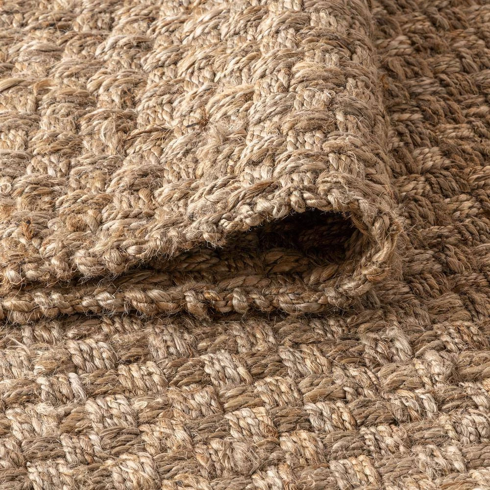 Natural 8 ft. x 10 ft. Estera Hand Woven Boucle Chunky Jute Area Rug by JONATHAN Y - Image 8