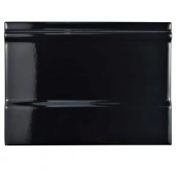 Santorini Nero 5-7/8 in. x 7-7/8 in. Zocalo Structural Base Ceramic Wall Trim Tile by Merola Tile