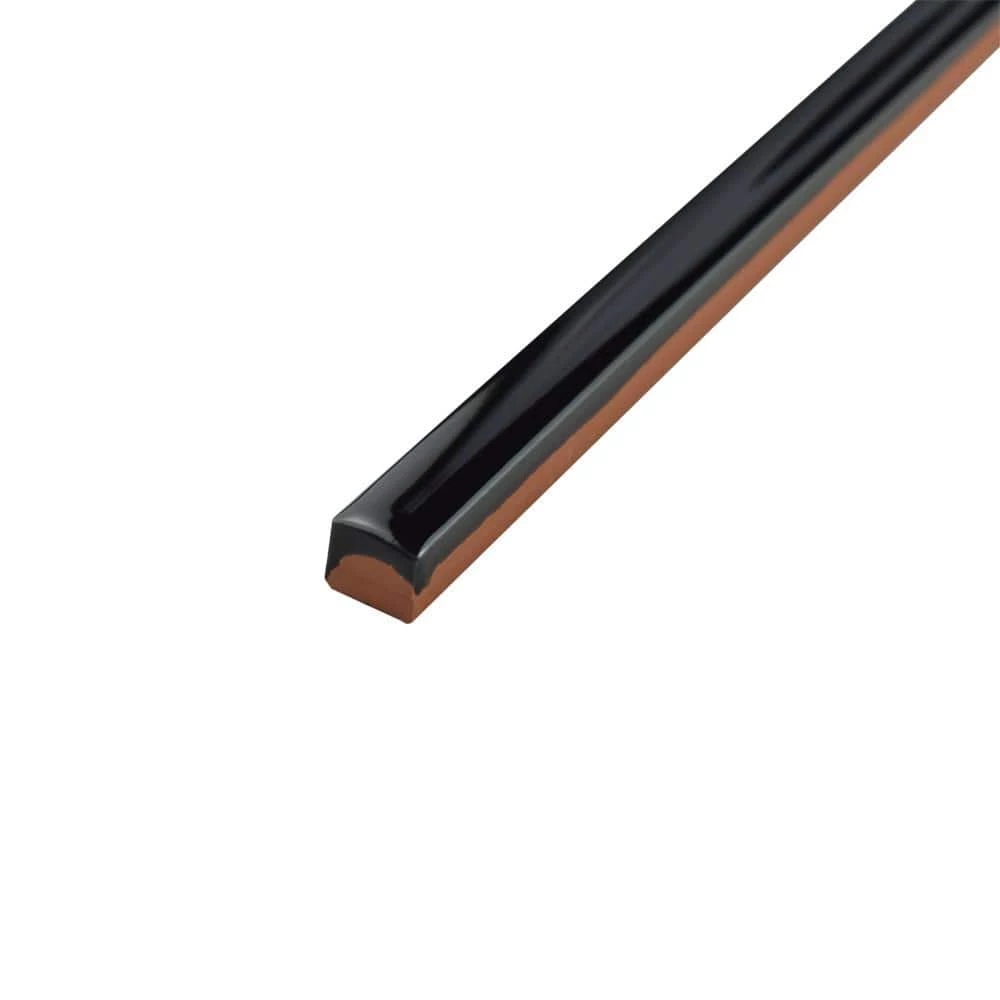 Nero 3/8 in. x 7-7/8 in. Ceramic Listelo Liner Wall Trim Tile by Merola Tile - Image 4