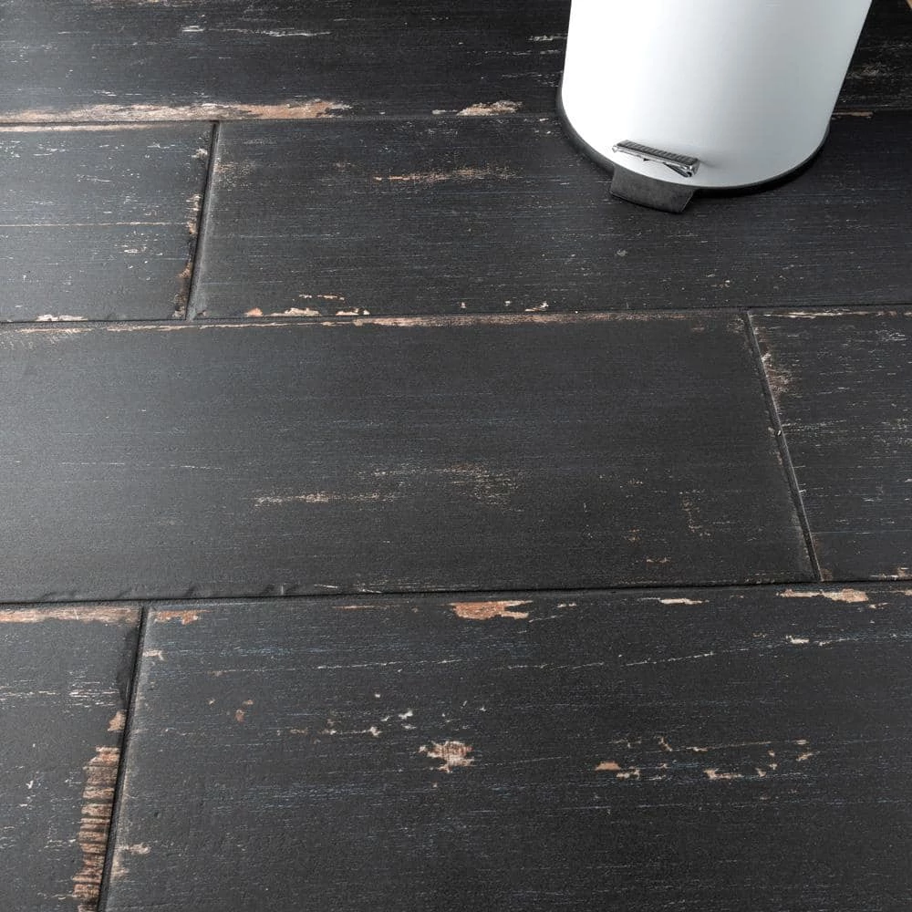 Retro Nero 8-1/4 in. x 23-1/2 in. Porcelain Floor and Wall Tile (11.12 sq. ft./Case) by Merola Tile - Image 9