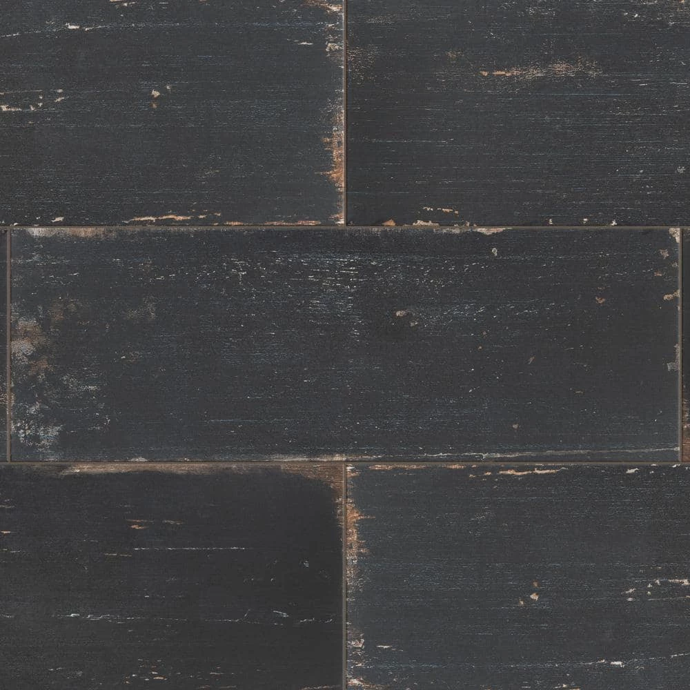 Retro Nero 8-1/4 in. x 23-1/2 in. Porcelain Floor and Wall Tile (11.12 sq. ft./Case) by Merola Tile - Image 4