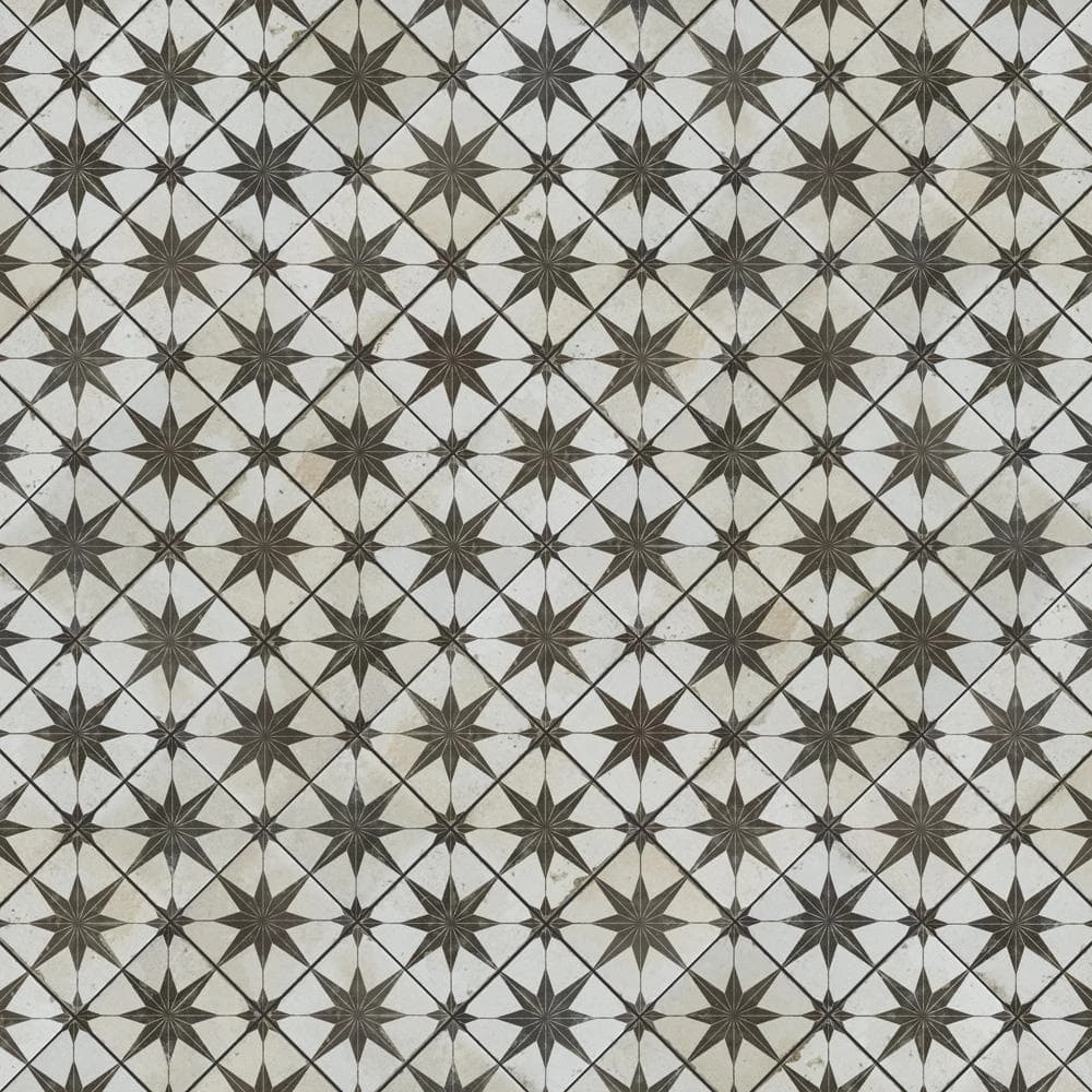 Harmonia Kings Star Nero 13 in. x 13 in. Ceramic Floor and Wall Tile (12.19 sq. ft./Case) by Merola Tile - Image 6