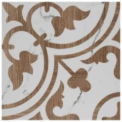 Amazon Arte Loire Noce 9-3/4 in. x 9-3/4 in. Porcelain Floor and Wall Tile (10.88 sq. ft./Case) by Merola Tile