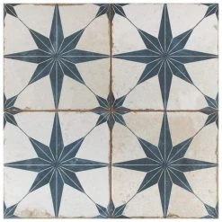 Kings Star Blue 17-5/8 in. x 17-5/8 in. Ceramic Floor and Wall Tile (10.95 sq. ft./Case) by Merola Tile
