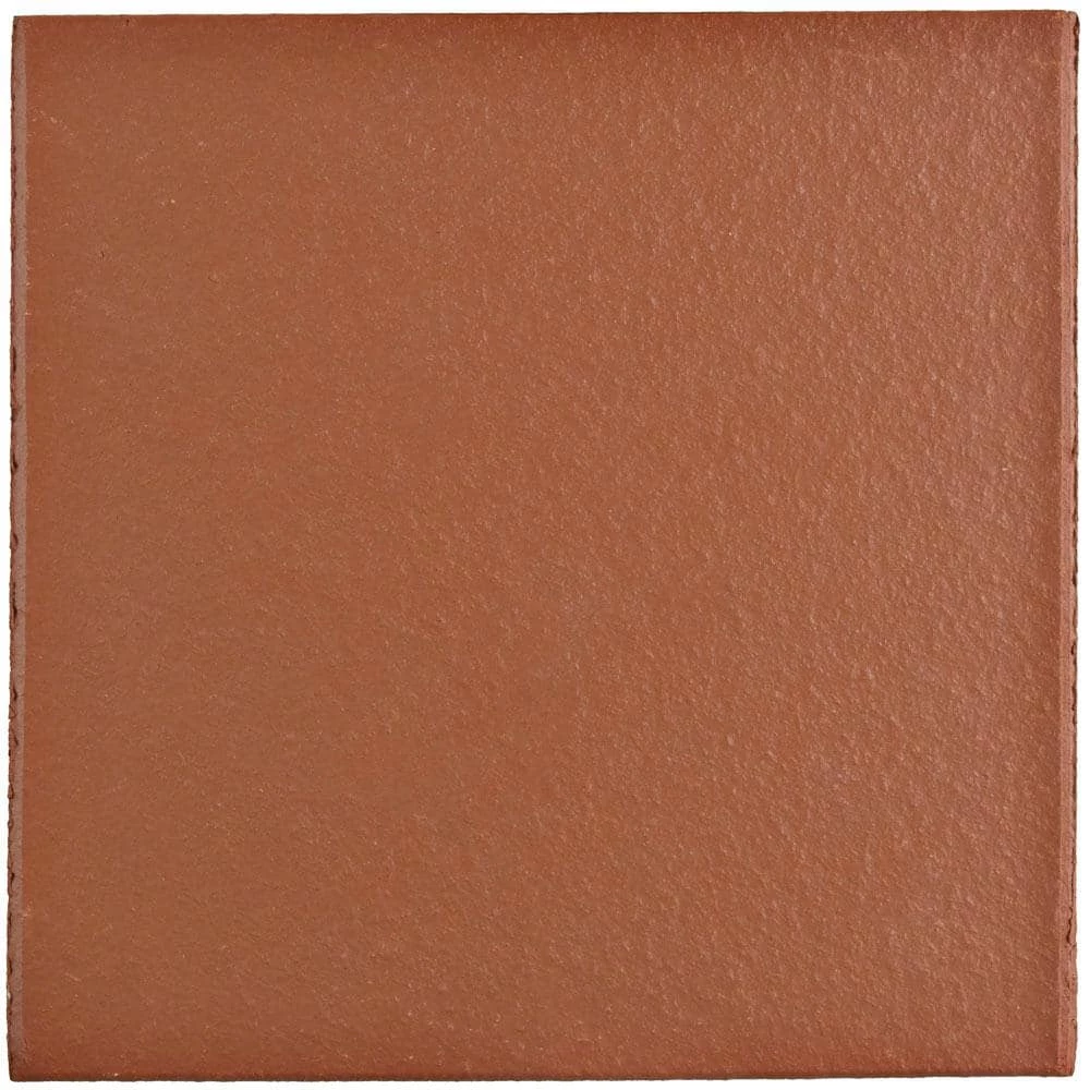 Klinker Red 5-7/8 in. x 5-7/8 in. Ceramic Floor and Wall Quarry Tile (6 sq. ft. / case) by Merola Tile