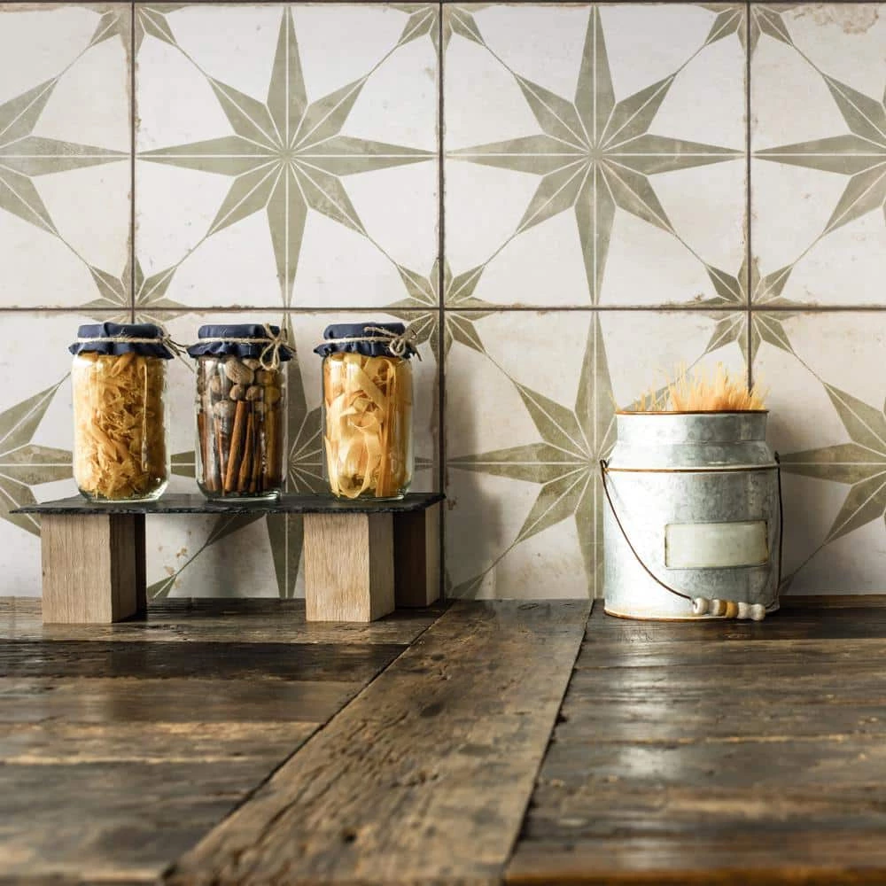 Kings Star Sage 17-5/8 in. x 17-5/8 in. Ceramic Floor and Wall Tile (10.95 sq. ft./Case) by Merola Tile - Image 2