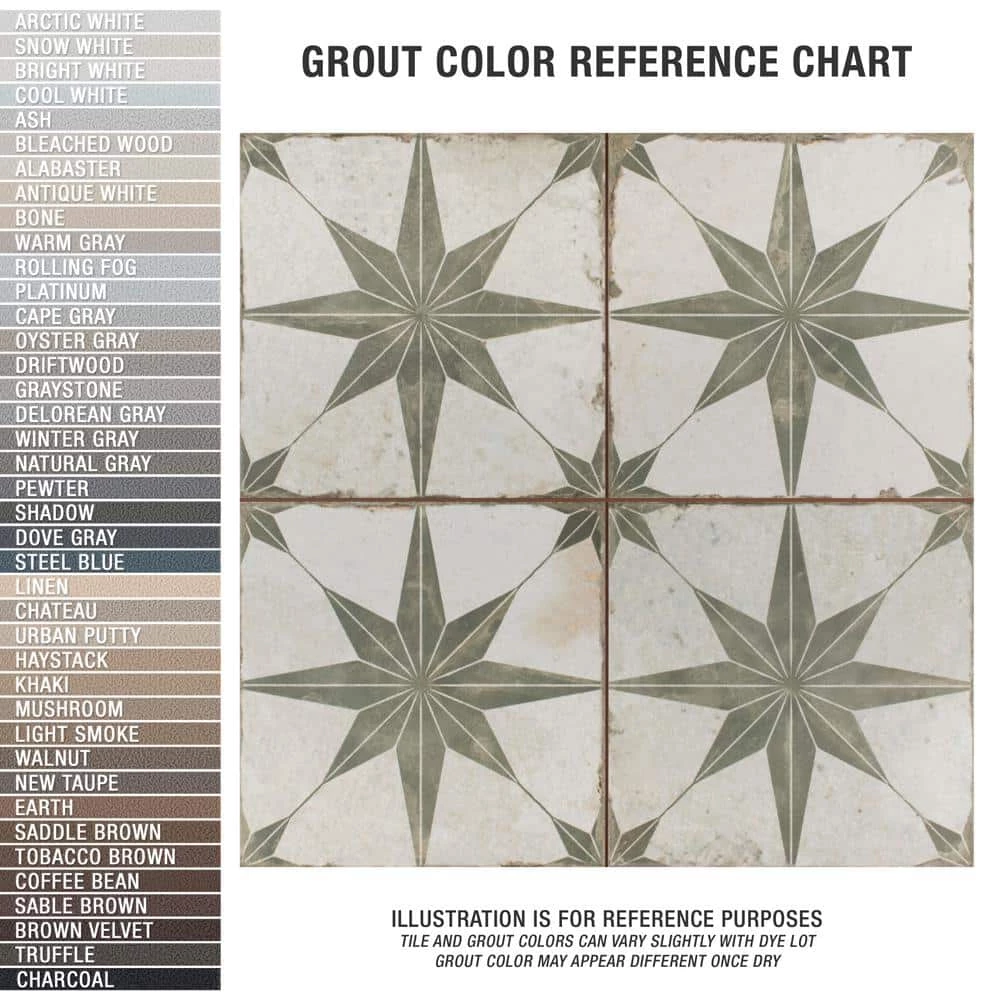 Kings Star Sage 17-5/8 in. x 17-5/8 in. Ceramic Floor and Wall Tile (10.95 sq. ft./Case) by Merola Tile - Image 16