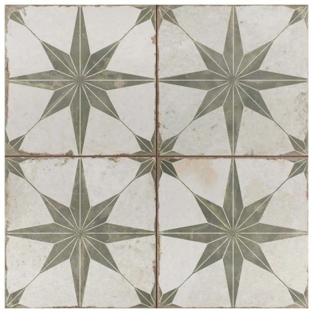 Kings Star Sage 17-5/8 in. x 17-5/8 in. Ceramic Floor and Wall Tile (10.95 sq. ft./Case) by Merola Tile - Image 12