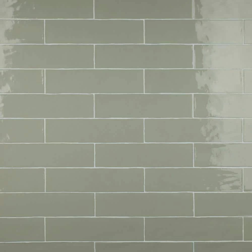 Chester Sage 3 in. x 12 in. Ceramic Wall Tile (5.72 sq. ft./Case) by Merola Tile