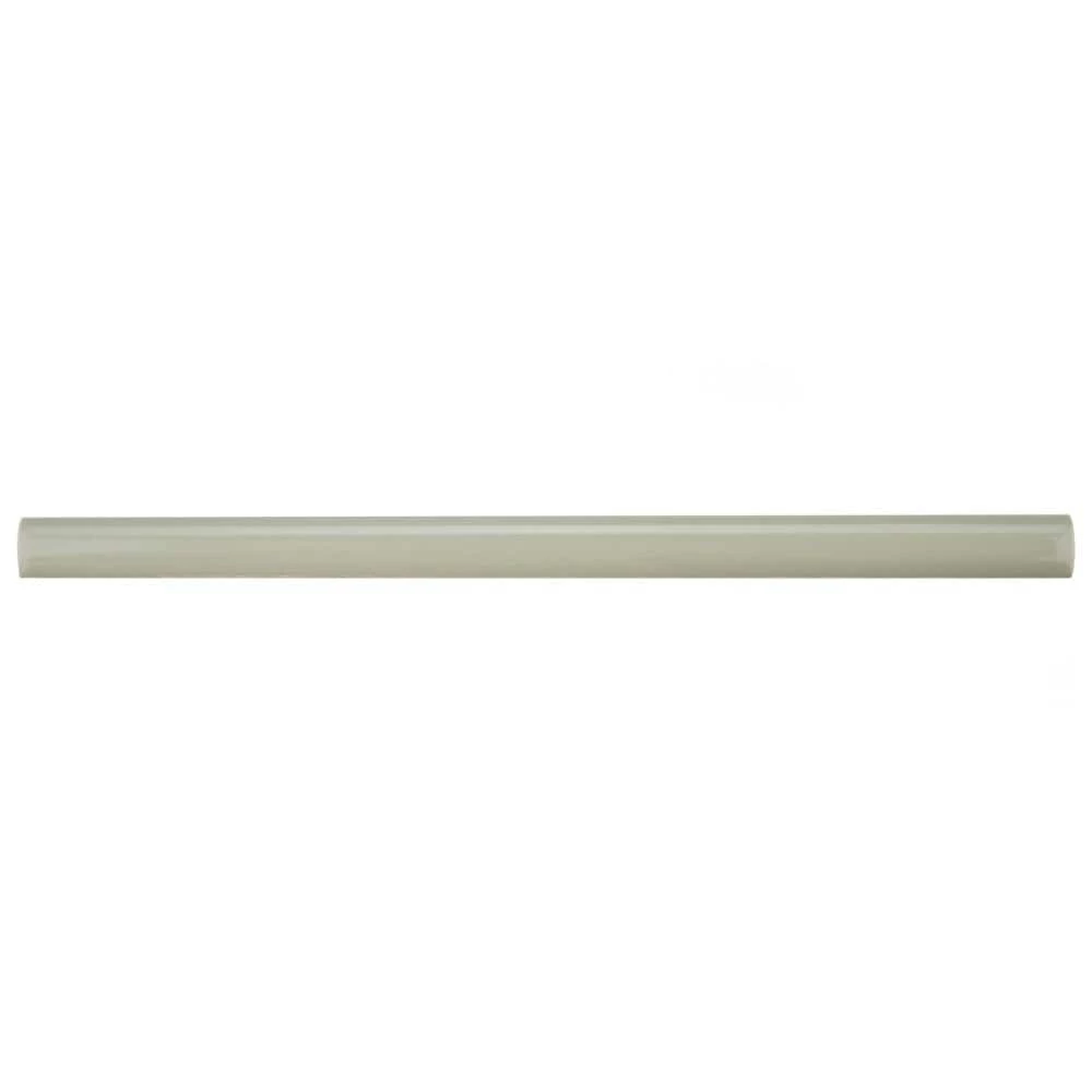 Chester Sage 1/2 in. x 12 in. Ceramic Demi-Bullnose Wall Trim Tile by Merola Tile
