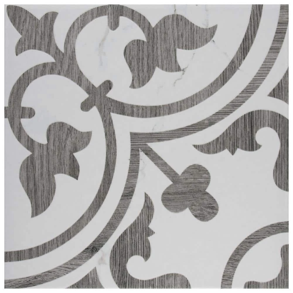 Amazon Arte Loire Silver 9-3/4 in. x 9-3/4 in. Porcelain Floor and Wall Tile (10.88 sq. ft./Case) by Merola Tile - Image 9