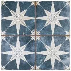 Kings Star Sky 17-5/8 in. x 17-5/8 in. Ceramic Floor and Wall Tile (10.95 sq. ft./Case) by Merola Tile