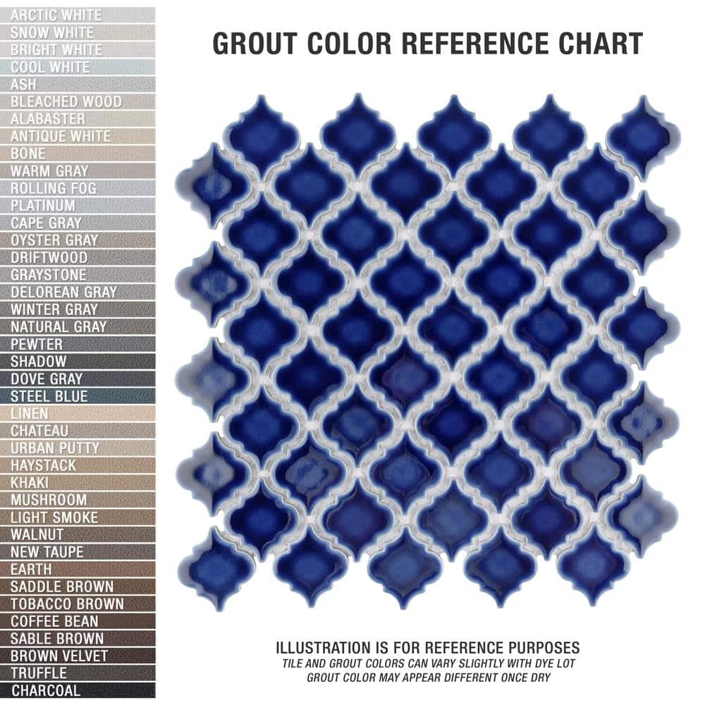 Hudson Tangier Smoky Blue 12 in. x 12 in. Porcelain Mosaic Tile (10.96 sq. ft. / Case) by Merola Tile - Image 4