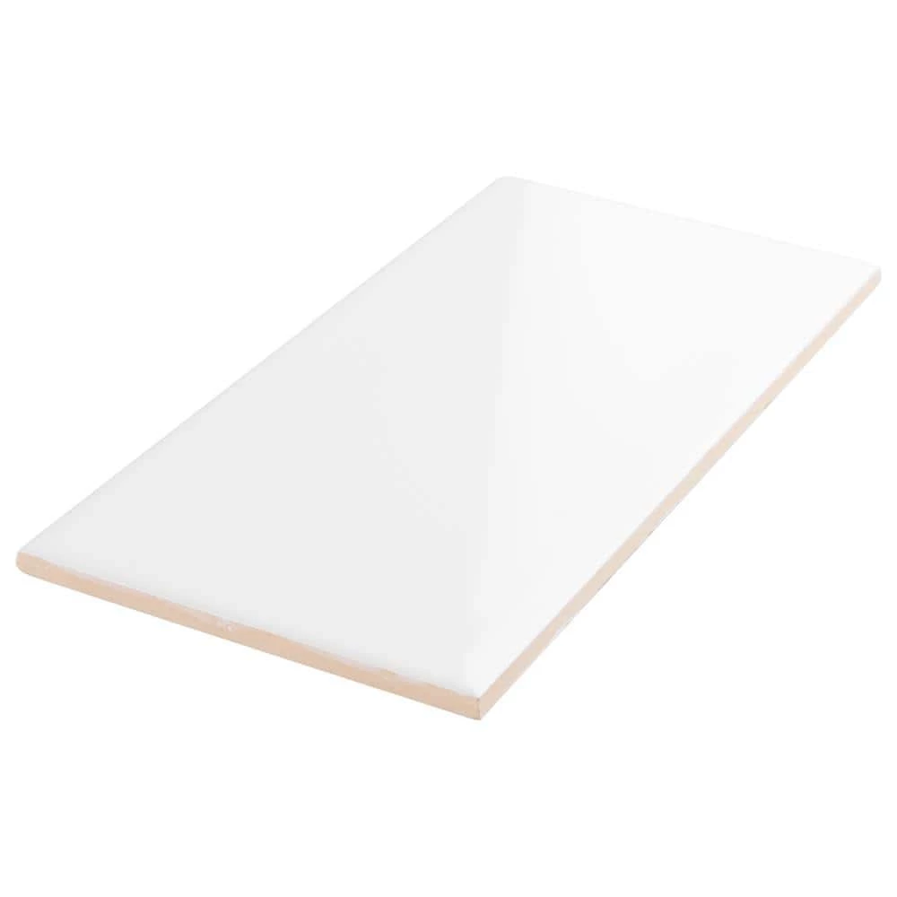 Projectos Urban Glossy White 3-7/8 in. x 7-3/4 in. Ceramic Wall Tile (10.5 sq. ft./Case) by Merola Tile - Image 3