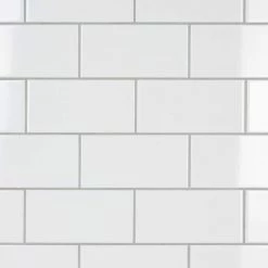 Projectos Urban Glossy White 3-7/8 in. x 7-3/4 in. Ceramic Wall Tile (10.5 sq. ft./Case) by Merola Tile