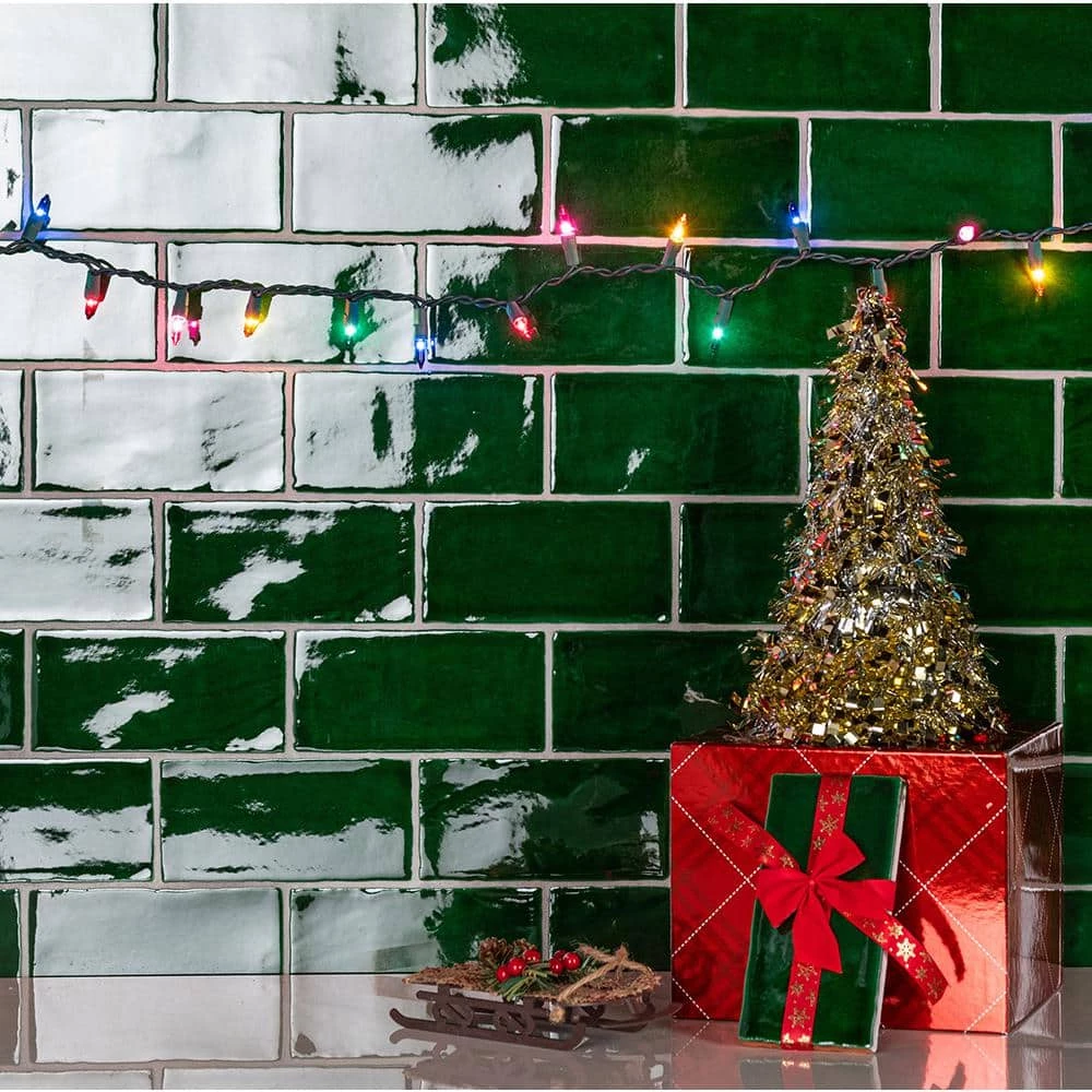 Antic Verde 3 in. x 6 in. Ceramic Wall Tile (4.16 sq. ft./Case) by Merola Tile - Image 2