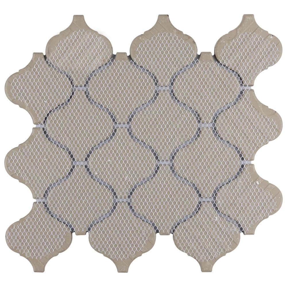 Metro Lantern Glossy White 9-1/2 in. x 10-3/4 in Porcelain Mosaic Tile (7.26 sq. ft./Case) by Merola Tile - Image 15
