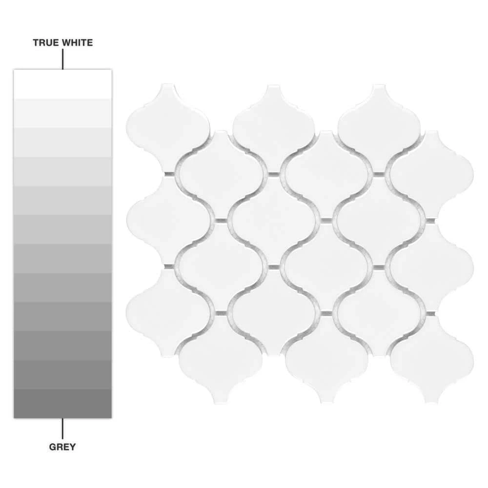 Metro Lantern Glossy White 9-1/2 in. x 10-3/4 in Porcelain Mosaic Tile (7.26 sq. ft./Case) by Merola Tile - Image 8