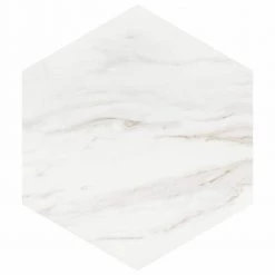 Eterno Carrara Hex 8-5/8 in. x 9-7/8 in. Porcelain Floor and Wall Tile (11.56 sq. ft. / case) by Merola Tile