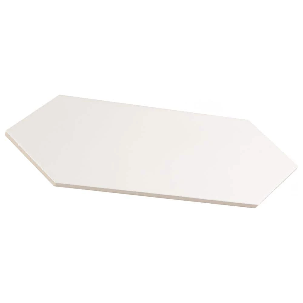 Kite White 3-7/8 in. x 11-3/4 in. Porcelain Floor and Wall Tile (11.2 sq. ft./Case) by Merola Tile - Image 13