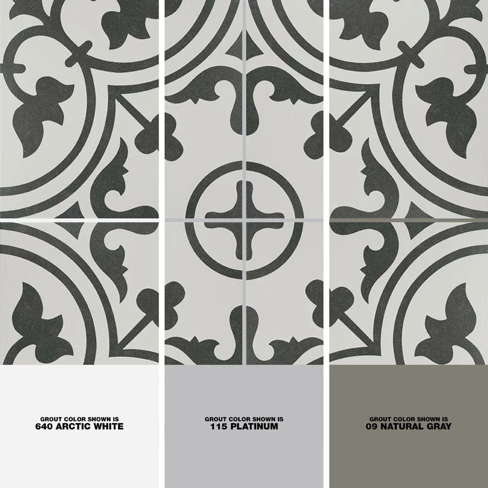 Arte White 9-3/4 in. x 9-3/4 in. Porcelain Floor and Wall Tile (10.88 sq.ft./Case) by Merola Tile - Image 5