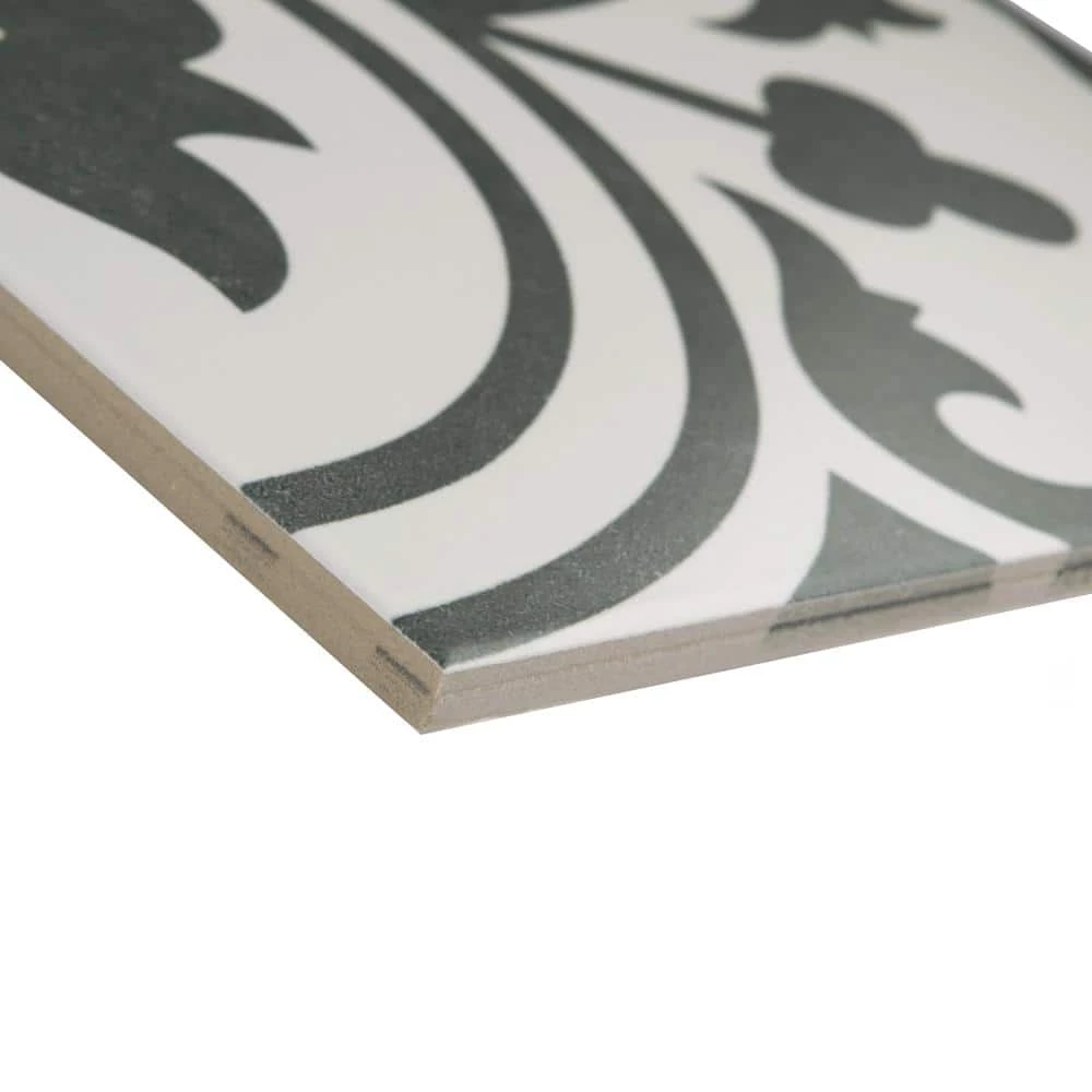 Arte White 9-3/4 in. x 9-3/4 in. Porcelain Floor and Wall Tile (10.88 sq.ft./Case) by Merola Tile - Image 6