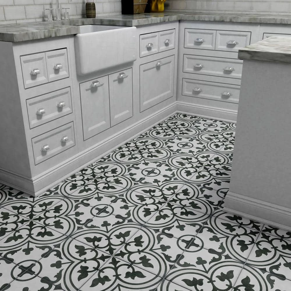 Arte White 9-3/4 in. x 9-3/4 in. Porcelain Floor and Wall Tile (10.88 sq.ft./Case) by Merola Tile - Image 13